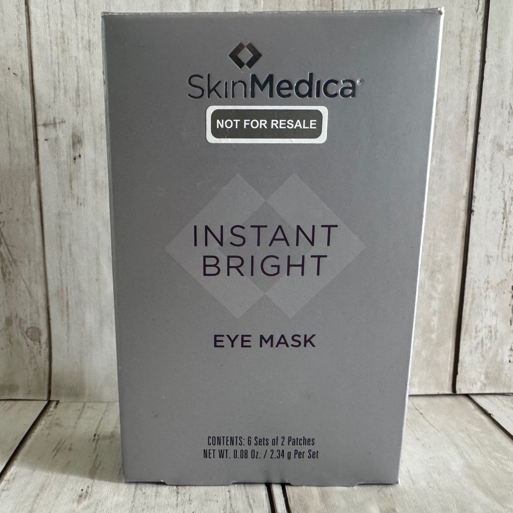 SkinMedica Instant Bright Eye Mask 5 Sets Cooling Gel Hydrogel Patches 96723-NFR